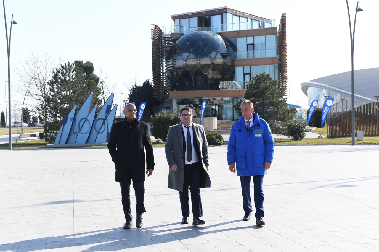 Beynəlxalq federasiya rəhbərləri Bakıda avarçəkmə məşqlərini izlədilər